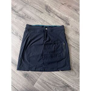 Columbia Skort Omni-Shield Black Advanced Repellancy Shorts Skirt Size 6 EUC